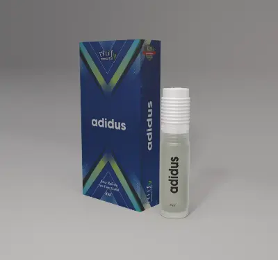 Picture of Adidus Sport Premium Attar, a 8ML alcohol-free perfume oil designed for men who love energy, performance, and confidence. This long-lasting fragrance blends fresh citrus, spicy woods, and crisp marine notes, creating an invigorating scent that’s perfect 