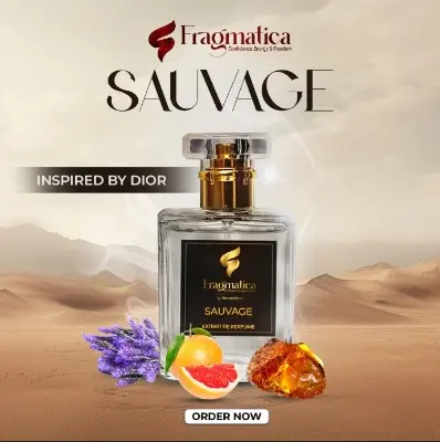 Picture of Fragmatica's Wild Horizon Sauvage, The smell of Tough Man  A bold and charismatic fragrance inspired by the raw elegance of Dior Sauvage (3ml)
