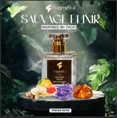 Picture of Fragmatica's Wild Horizon Sauvage Élixir , The ultra-premium fragrance inspired by Dior Sauvage Élixir. A bold blend of warm cinnamon, rich cardamom, and deep woody ambroxan creates a scent that defines power, elegance, and masculinity (50ml)