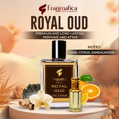 Picture of Fregmetica"s Royal oud premium perfume! Oud,citrus,sandalwood (10ml)