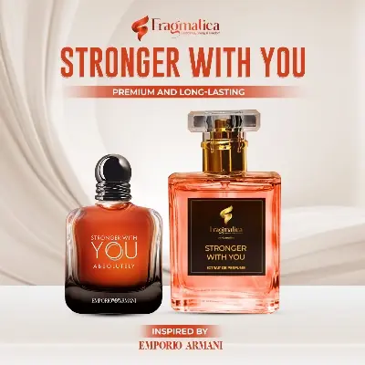 Picture of The "Stronger With You" Fragmatica x Honestime: Everlasting Embrace -Tribute Discover the harmonious fusion of candied chestnut, intense vanilla, and sensual amber, accented with aromatic lavender and spicy cinnamon. Celebrate unbreakable love with this (15mg)