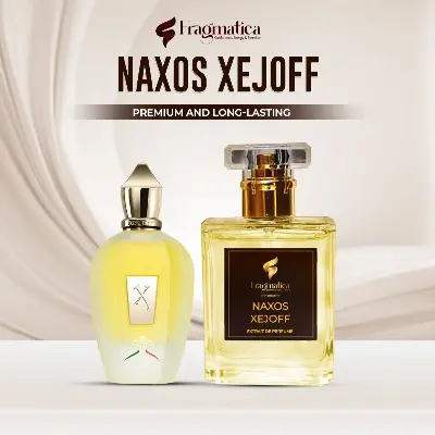Picture of Elegant "Naxos" by Fragmatica x Honestime: Golden Nectar Oud -  Inspired from Xerjoff EDP. Discover Zesty Bergamot, Lush Jasmine, & Smoky Tobacco. The Ultimate Aromatic Gourmand Luxury. (100mg)