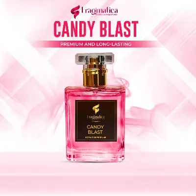 Picture of Fragmatica by Honestime: Candy Blast -  Eau de Parfum. Eau de Parfum. Experience Sparkling Fruits, Creamy Caramel, & Fluffy Marshmallow. A Delightful, Long-Lasting Sweetness. Only on Daraz! (15mg)