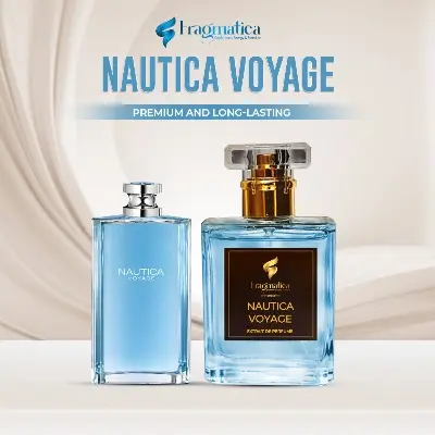 Picture of "Voyage" Fragmatica by Honestime: Oceanic Journey -  Inspired EDP. Dive into Crisp Green Apple, Refreshing Water Lotus, & Deep Cedarwood. Your Adventurous, Fresh Scent for Exploration. (15mg)