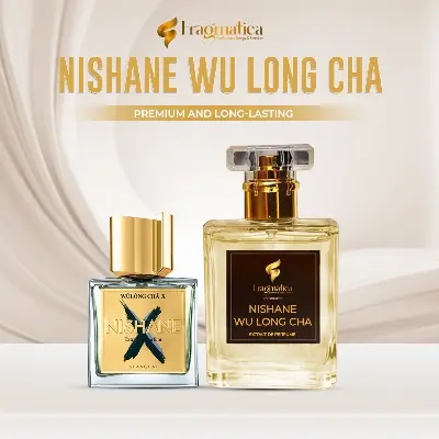 Picture of Turkish "Nishane Wulóng Chá" Fragmatica by Honestime: Tea Garden Zenith -  Inspired EDP. Embrace Zesty Bergamot, Serene Oolong Tea, & Creamy Fig. Your Fresh, Elegant & Uplifting Scent. (6mg)