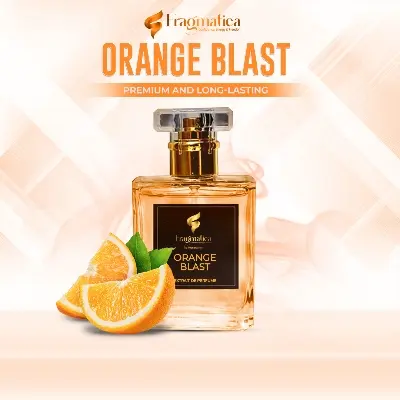 Picture of "Orange Blast" Inspired EDP. Embrace Zesty Orange, Sparkling Mandarin, & Fresh Neroli. Your Vibrant, Energetic & Uplifting Scent. (30mg)