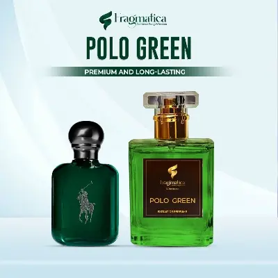 Picture of Fragmatica by Honestime: Forest Legacy - "Polo Green" Inspired EDP. Embrace Crisp Pine, Rich Leather, & Earthy Oakmoss. Your Classic, Rugged & Timeless Scent. a fragrance inspired by Polo Green, " by Ralph Lauren. (50mg)