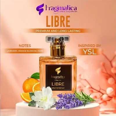 Picture of Fragmatica's Libre The Free Spirit -  Inspired from YSL Eue De Perfume. Embrace Fresh Lavender, Rich Orange Blossom, & Sweet Vanilla. Your Bold, Modern & Empowered Scent. Only from Honestime! (6mg,Not Specified)