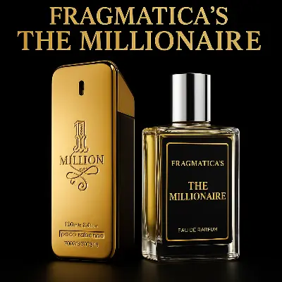 Picture of Fragmatica's The Millionaire  - "Paco Rabanne 1 Million" Inspired EDP. Embrace Zesty Mandarin, Spicy Cinnamon, & Deep Leather. Your Luxurious, Bold & Addictive Scent. Only from Honestime! (50mg)