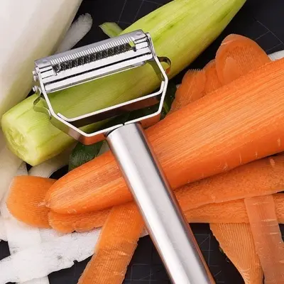 Picture of রান্নাঘরের অপরিহার্য হাতিয়ার, পাওয়ারফুল জুলিয়েন পিলার দিয়ে সময় বাঁচান ও নিখুঁত কাটিং করুন | MNK SHOP - Silver