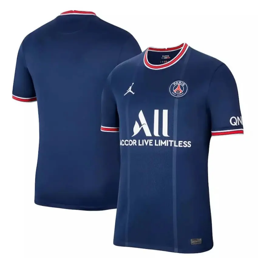 Picture of Paris Saint Germain (PSG) 2021/22 Home Premium Quality Jersey - Jersey - Jarsi - Blue