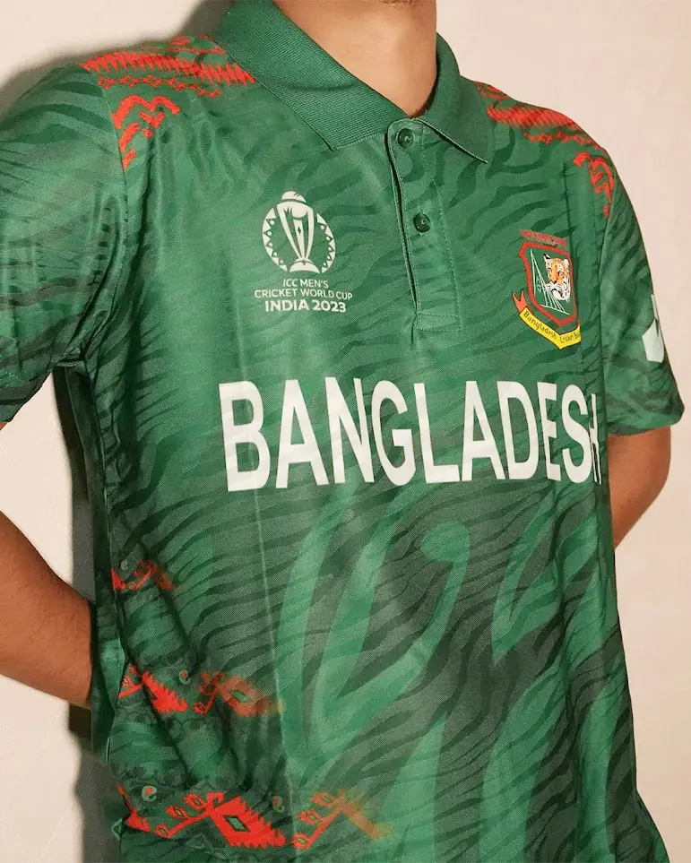 Picture of Bangladesh World Cup Jersey - Polo Cricket Jersey - Bangladesh Cricket Jersey - Green