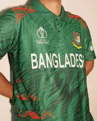 Picture of Bangladesh World Cup Jersey - Polo Cricket Jersey - Bangladesh Cricket Jersey - Green