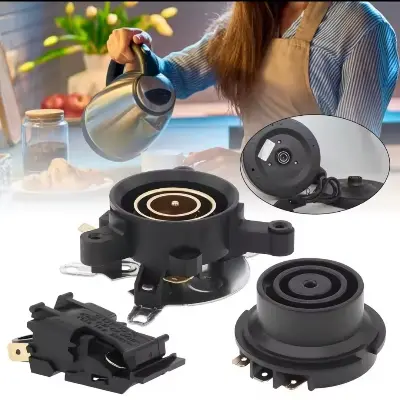 Picture of 3pcs/set Electric Kettle Accessories Base Thermostat Temperature Switch Connector Coupler Socket Household Acessories 