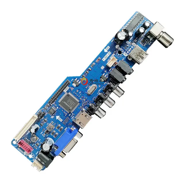 Picture of T.R67.03 Universal LED LCD Motherboard 12V Supply VGA HDMI Input USB Media Player Big DIP Audio Chip Clear OSD Screen Similar DS-V59 V56 CV56XL-L T.V56.03 T.R83.03 