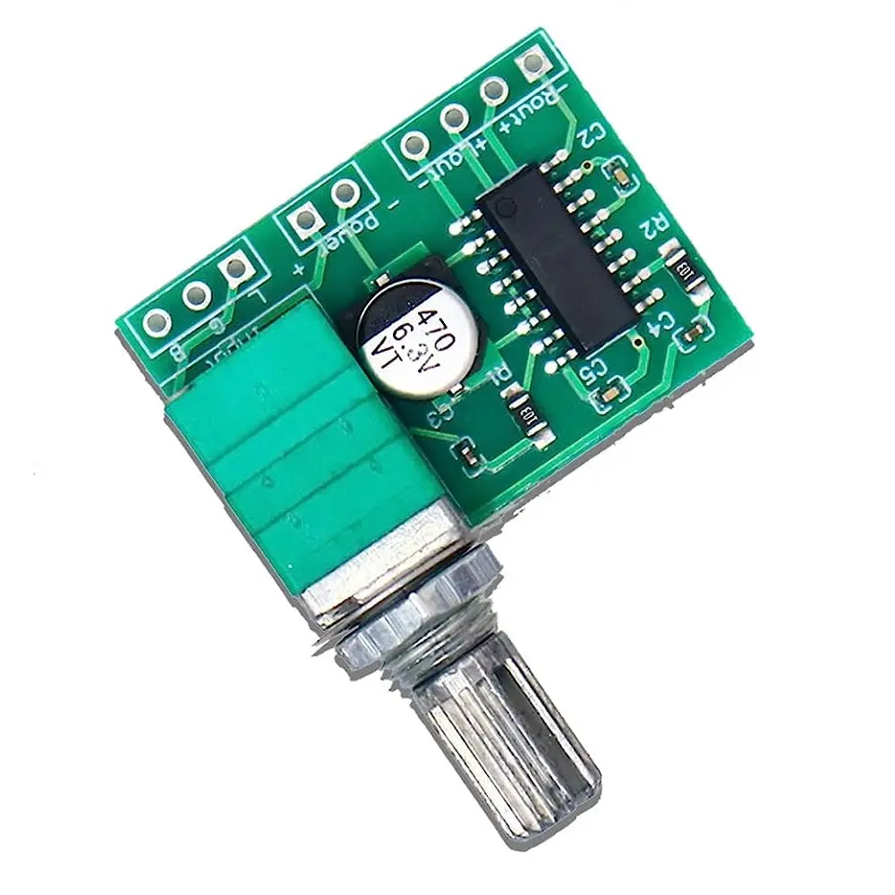 Picture of PAM8403 with Volume Control Audio Amplifier 3W Stereo Class D 