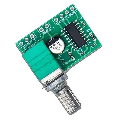 Picture of PAM8403 with Volume Control Audio Amplifier 3W Stereo Class D 