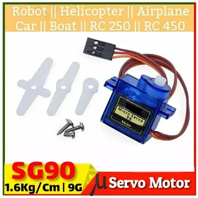 Picture of Rc Mini Micro 9g 1.6KG Servo SG90 for RC 250 450 Helicopter Airplane Car Boat Blue