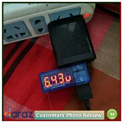 Picture of USB Volt Amp USB Output Can Measure USB Mobile Tabs Charging / Load Volt and Current RED Display 