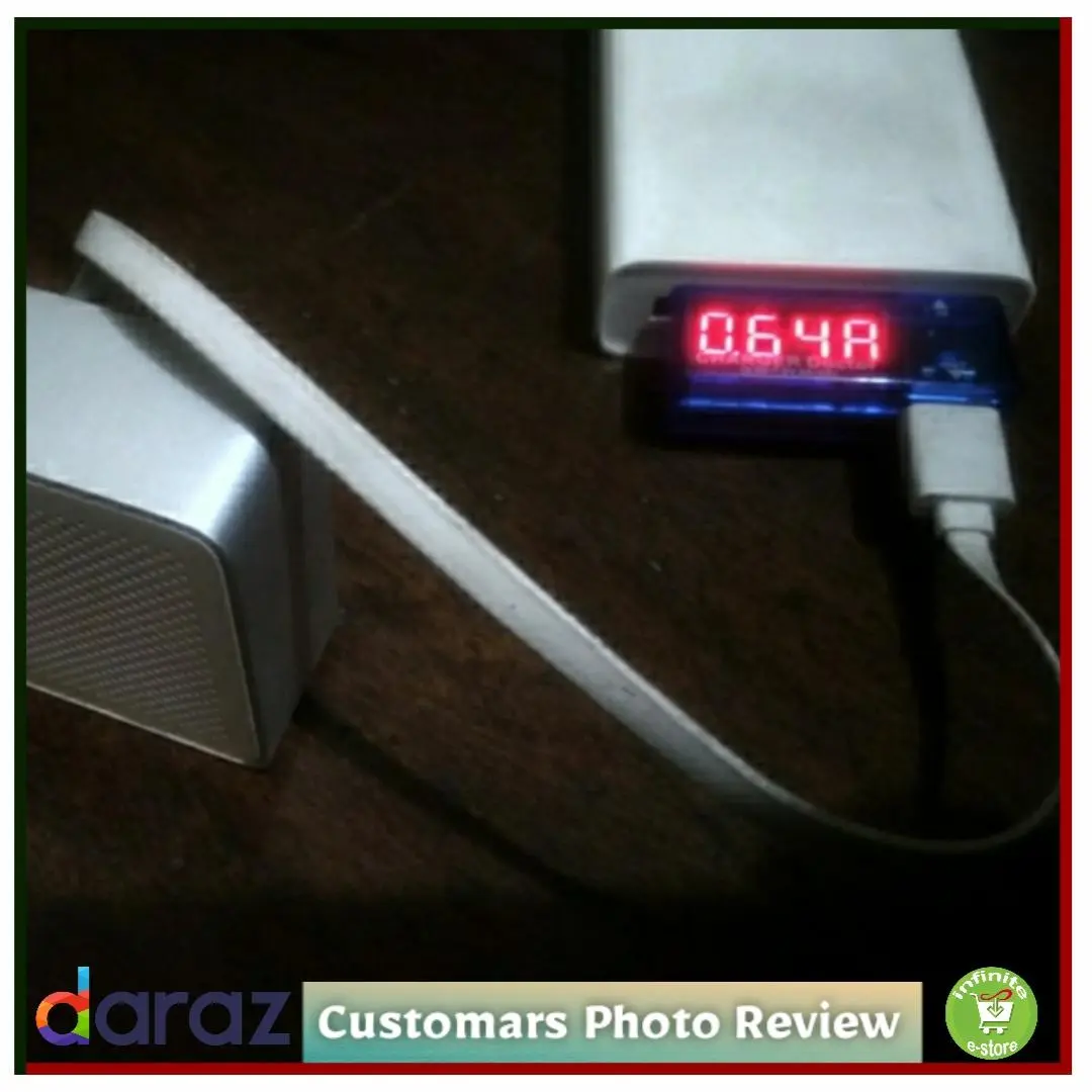 Picture of USB Volt Amp USB Output Can Measure USB Mobile Tabs Charging / Load Volt and Current RED Display 