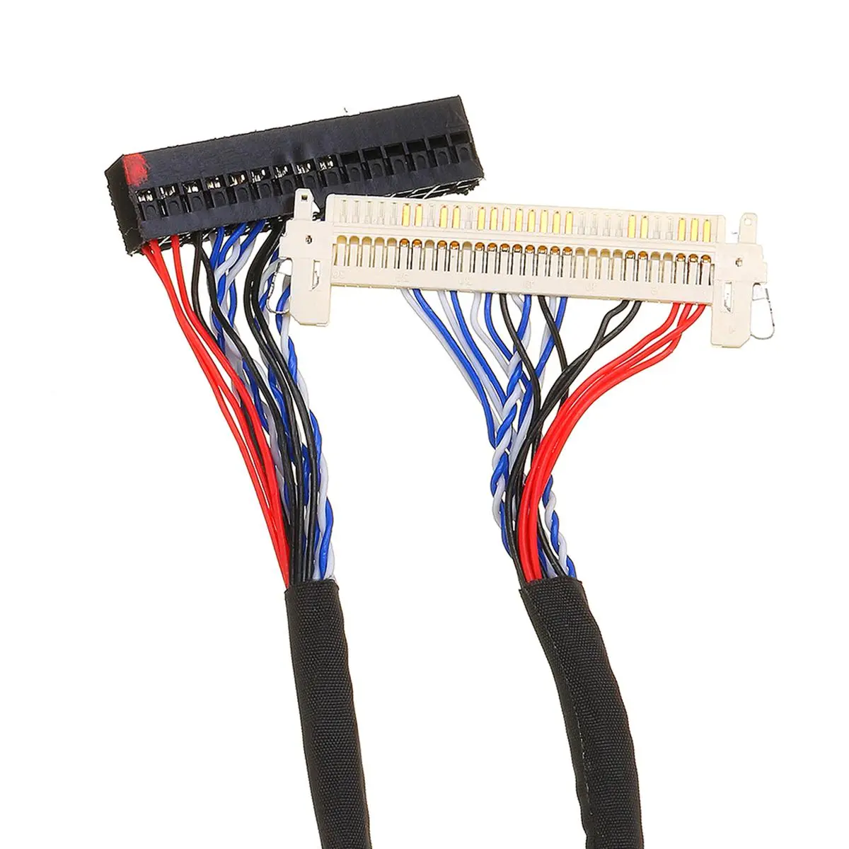 Picture of LVDS Cable 1Ch 8bit 30pin Right Power 1mm Pitch Fix-30P for 1024x600 1366x768 Pixel Resolution Support 18.5~32inch LED LCD Panel 