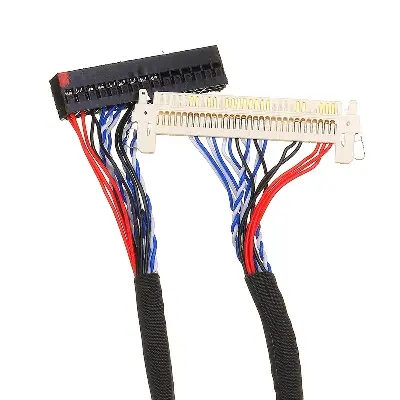 Picture of LVDS Cable 1Ch 8bit 30pin Right Power 1mm Pitch Fix-30P for 1024x600 1366x768 Pixel Resolution Support 18.5~32inch LED LCD Panel 