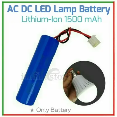 Picture of 3.7V Rechargeable Battery AC DC Lamp Backup Battery using Power Bank Toys Mp3 Player etc 