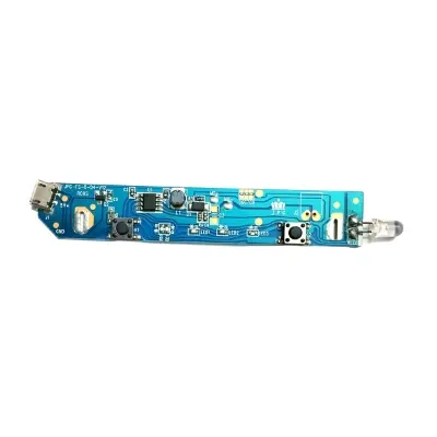 Picture of Mini Rechargeable Fan Circuit 4.2V DC with LED Torch 