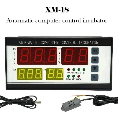 Picture of XM-18 Egg Incubator Controller Multifunction Controller Temperature Humidity Thermostat Automatic Egg Hatcher Control System 