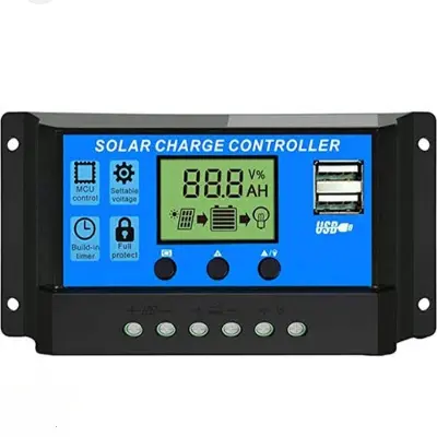 Picture of Digital 12V 10A PWM Solar Charge Controller Morita LCD Display Overcharge Under Voltage  Upper Voltage Protection For 10W-100W 