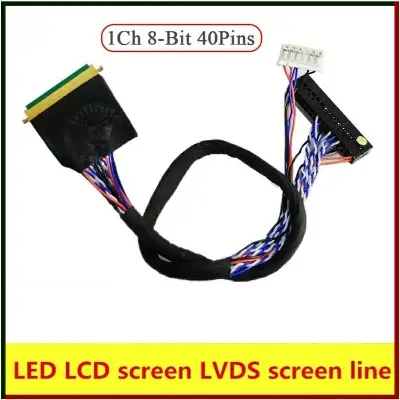 Picture of LVDS Cable Universal I-PEX 20453-20455 40Pin 1ch 8 Bit IPEX 20455 for 15.6 inch 1366x768 B156XW02 LP156WH2 LP156WH4 LTN156AT05 