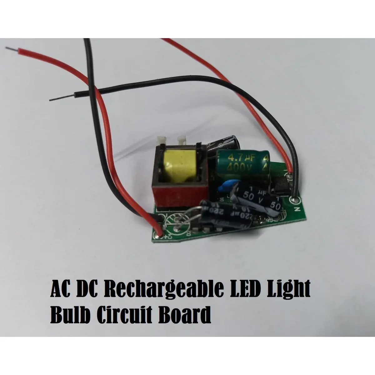 Picture of AC DC Rechargeable Light Control Board Emergency Backup Lamp Circuit AC220V 5V Lamp Plate Driver 