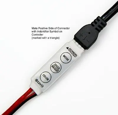 Picture of 3-Key Mini RGB Controller 2A * 3CH USB 5V DC 12V 24V 4-Pin 4-Wire 3-Channel CE RoHs Small Volume PWM Output Signal LED Dimmer Multicolor