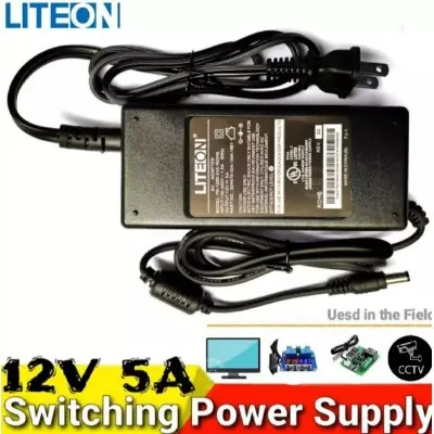 Picture of 12V 5A Smps Power Supply Adapter Lighting Transformer Converter Charger For Led Strip Light Led Tv Cctv Camera W1209 Xh-M452 - Multi Plug 