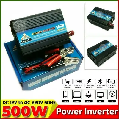 Picture of Power Inverter 500W~1000W Car Power Solar Power Inverter Convert 12V To AC 220V Modified Sine Wave Voltage - Multi Plug 1000W