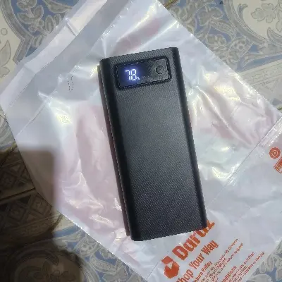 Picture of Iconic Luxe - Digital Display Power Bank Case Support 1 to 8 18650 Li-ion Battery Type C Micro USB Charging Port LED Torch Function White