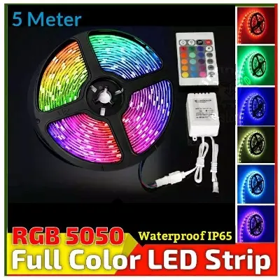 Picture of RGB Full Color Led Strip Light SMD3535 LED DC12V 16 Color SMD5050 60Leds/M Flexible Lighting Ribbon Tape 