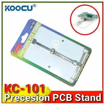 Picture of Koocu KC-101 Adjusted PCB Holder Precesion PCB Stand durable Electronic Assembly Tools for Soldiering Repairing Cell Phone Main Board diy pcb White