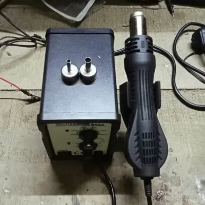 Picture of Hot Air Gun Station Multifunction SMD/SMT Rework station with LED Indicator Light Replace  Baku Active Quick Koocu 858D 878D+ BK-858A 