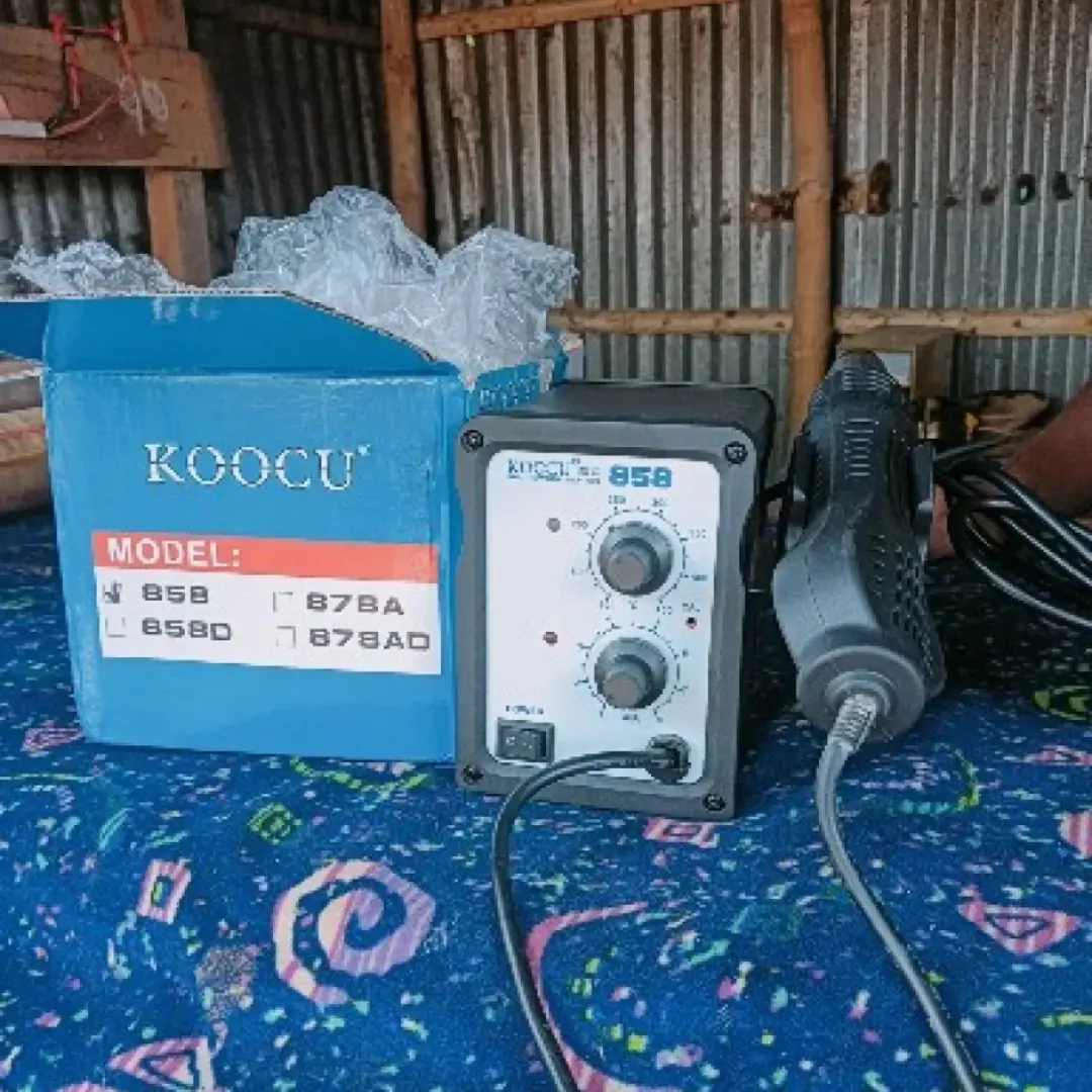 Picture of Analog 858A Hot Air Soldering Station Multifunction SMD/SMT Rework station with LED Indicator Light replace Baku Active Koocu Quick 878D+ BK-858A 
