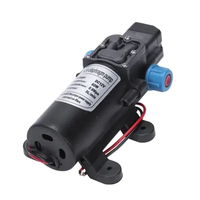Picture of DC 12V 3.6L/Min  0.45Mpa Water High Pressure Diaphragm Water Pump Self Priming Pump Garden Sprayer Car Wash 