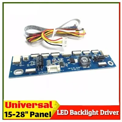 Picture of Universal LED Screen Backlight driver Constant Current 12 connecters LED Strip Tester 18.5" to 24" LED Panel Blue