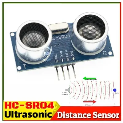 Picture of HC-SR04 Module Micro controller Sensor for arduino Uno R3 Blue