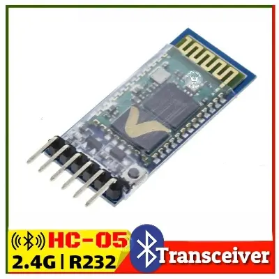 Picture of HC-05 Bluetooth Serial Module integrated Bluetooth serial pass-through module HC 05 master-slave 6pin Blue
