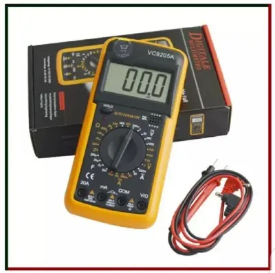 Picture of 9205A Digital Multimeter  Volts Amps Resistors Ohms Transisor Tester VC-9205A