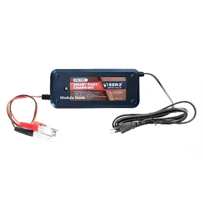 Picture of 12V 5A Intelligent Auto Lead Acid Battery Charger Mini Smart Fast Power Battery Charger for Automotive Car Boat Motorcycle easy Bike Solar Battery replace 12V 10A Battery Charger 