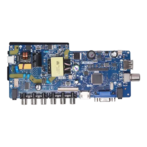 Picture of Universal Combo LED TV Controller Board 21~28 inch TV Panel Built in Power Board and Back light driver similar TP.V56.PA671 U67PA671 T.R67.875 Only TV Board