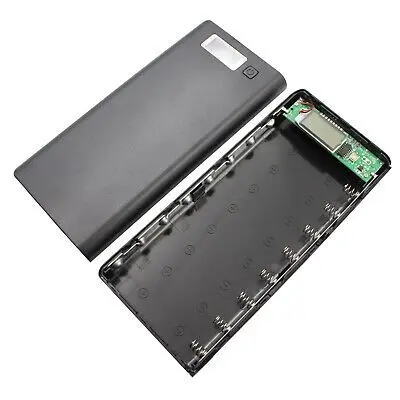 Picture of DIY Battery Charger Box 8 Cell Lithium Battery Power Case Digital Display Type C Android Charging Port 5V 2A USB Output 