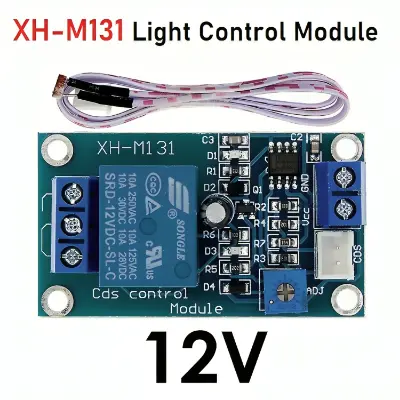 Picture of XH-M131 Automatic Light Control Module 12V Supply Day Night Light Control Switch LDR Based for Garden Stair Room AC Light Control