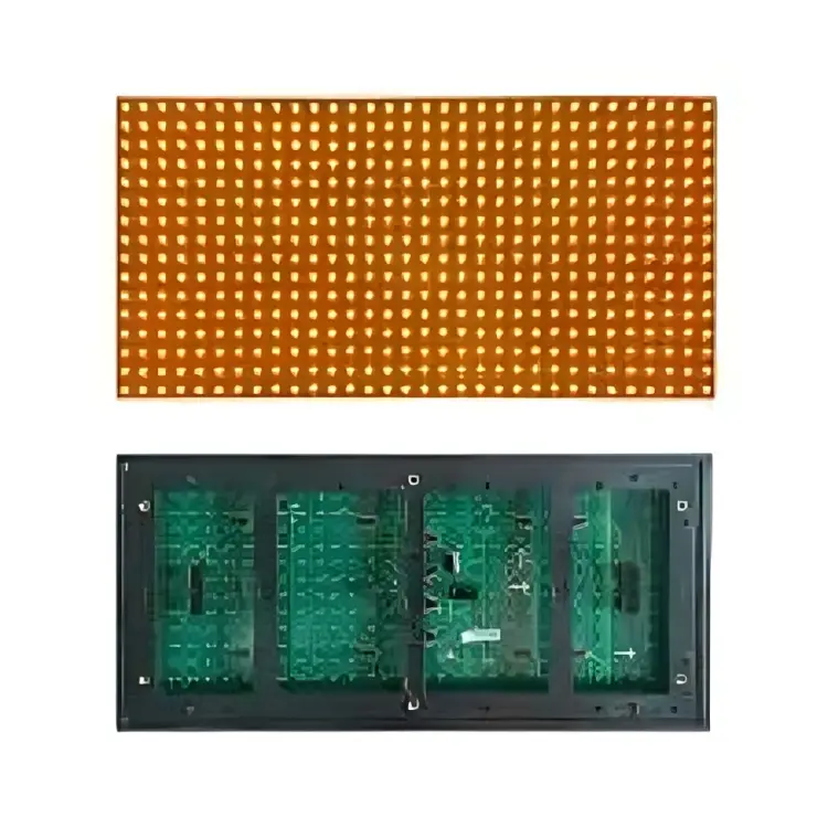 Picture of P10 Outdoor Yellow Led Module Dip 32*16 Pixel 320*160 Mm For Single Color Led Display Scrolling Message Led Sign 12X6 Inch - Multimeter P10 Yellow